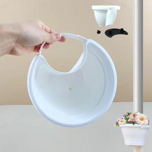 파이프 배관 울타리 난간 기둥 고정 결합 행잉플랜트 공중 미니 화분