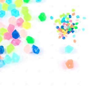 어항 정원 꾸미기 화분 조경 가드닝 조약돌 아크릴 컬러 야광돌