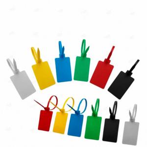 네임 케이블타이 전선정리 이름표 라벨표시 칼라 마크타이