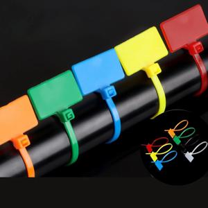 전선정리 칼라 마크타이 케이블타이 이름표 네임택 정리 홀더 100p