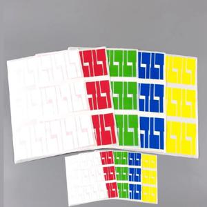 컴퓨터 선정리 케이블타이 정리 라벨 색깔 표시 스티커 이름표 태그