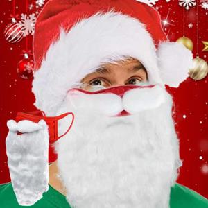 크리스마스 산타할아버지 분장 수염 마스크 산타가면 산타마스크