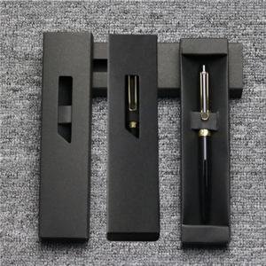 블랙 서랍형 종이 볼펜 선물용 포장 박스 케이스 고급 펜파우치