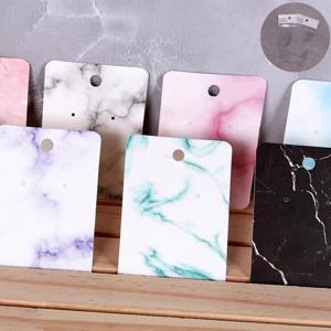 귀걸이 팔찌 목걸이 액세서리 선물 포장 뒷배경지 택종이 100매