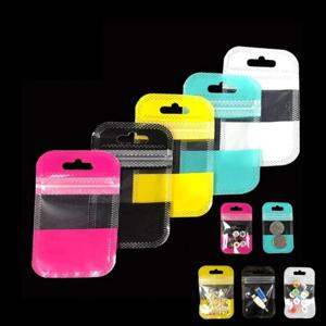 액세서리 포장 소분 보관 투명 지퍼백 소량 판촉물 걸이형 5.5x9