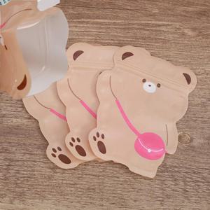 간식 쿠키 소품 어린이날 단체 선물포장 곰돌이 지퍼백 포장지