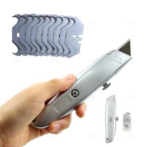 바닥재 시공 포장 끈 컷팅 휴대용 캠핑 다용도 스텐 갈고리 칼 후크