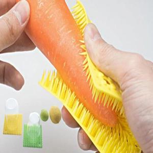 과일 야채 세척 주방 설거지 물빠짐 받침대 실리콘 철망 수세미