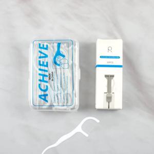 휴대용 일회용 어금니 치실 대용량 Y자형 위생 치간치솔 50개