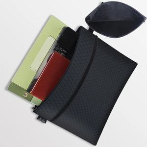 파일 자료정리 화일 케이스 A4 사이즈 서류파우치 가방 클러치백 블랙