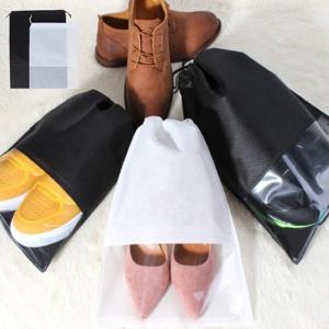 신발 실내화 파우치 투명창 부직포 다용도 가방 클러치 보관 케이스
