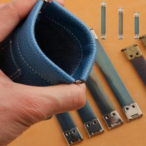 가죽 수공예 부자재 동전지갑 안경케이스 파우치 만들기 푸쉬 입구 바네