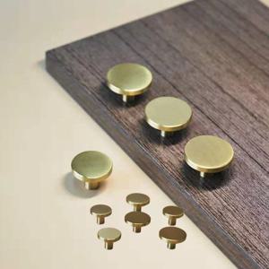 캐비닛 싱크대 서랍장 찬장 심플 구리 황동 원형 1구 가구 손잡이