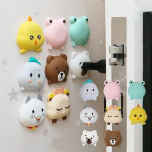동물 모양 캐릭터 귀여운 포인트 문콕 충격 소음방지 애니멀 도어패드