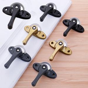 베란다 창문 샷시 칼라 좌우변환 걸쇠 반달 도어 고정 방범 잠금장치