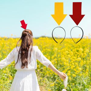 주인공 파티 생일 기념일 귀여운 큰 화살표 머리띠 놀이공원 단체 소품