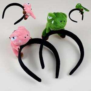 놀이동산 생일 파티 귀여운 공룡 인생사진 헤어밴드 인형 머리띠