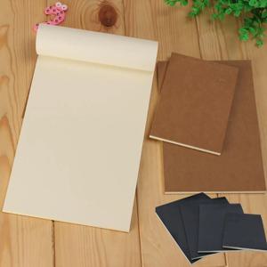 빈티지 드로잉북 크라프트 표지 캘리그라피 스케치 무선 노트 중형