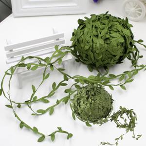 인테리어 장식용 화환 조화 잎 넝쿨 나무 줄기 정원 꾸미기 잎 롤