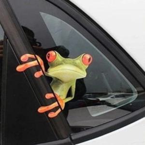 자동차 데칼 벽면 인테리어 포인트 왕눈이 개구리 3D 입체 스티커