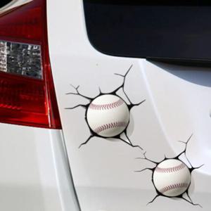 자동차 흠집 스크래치 가림 3D 입체 차량용 튜닝 야구공 스티커