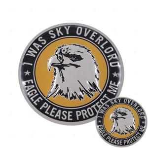 자동차 오토바이 원형 엠블럼 3D 독수리 스티커 데칼 포인트 장식