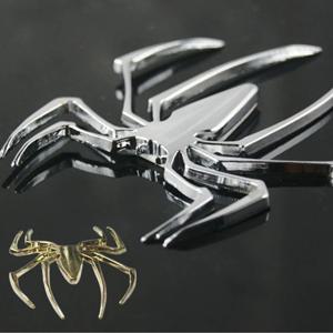 자동차 오토바이 인테리어 장식 3D 메탈 스파이더 스티커 엠블럼