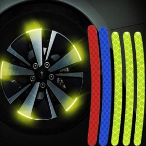 자동차 자전거 바이크 타이어 휠 빛반사 야광 휠마스크 튜닝 데칼스티커