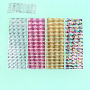 보석 큐빅 다꾸 공예 만들기재료 반짝이 크리스탈 원형 스티커