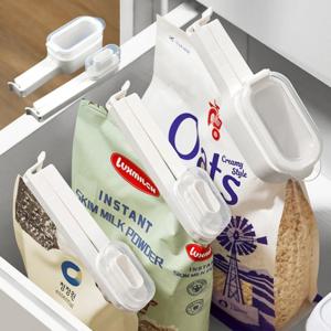 시리얼 가루 봉지 과자집게 뚜껑 조미료 밀봉 클립 개폐식 마개형