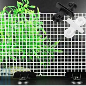 물고기 분리 부착식 어항 가벽 홀더 수족관 유리 파티션 거치대 클립 2p