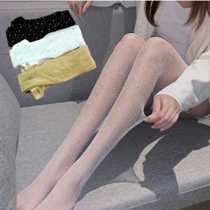 클럽 파티 공연 이벤트 스타일링 여성 반짝이 큐빅 망사 팬티 스타킹