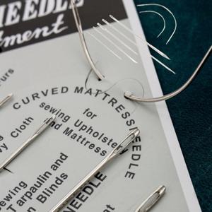 가죽 공예 DIY 손바느질 다용도 가죽 바늘 세트 7종 곡선 돗바늘