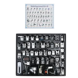 재봉틀 미싱부자재 노루발 48종 세트 부속품 수선 재단 공업용