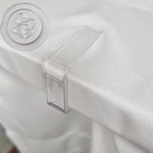 캠핑 테이블 식탁보 움직임 밀림방지 고정 클램프 투명 클립 홀더 4p