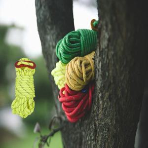 캠핑 텐트 반사스트링 웨빙 스트랩 타프 다용도 야광끈 로프 4M