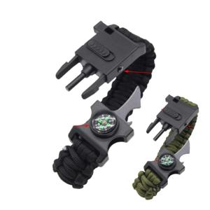 캠핑 생존 서바이벌 멀티툴 다기능 파라코드 부싯돌 비상 팔찌