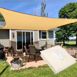 옥상 테라스 카페 캠핑 햇빛 가림막 사각 그늘막 타프 로프 차광막 3M