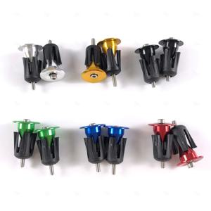 자전거 핸들 바엔드 알루미늄 마무리캡 그립 마개 보호캡 플러그 2p