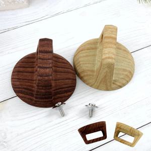 셀프 교체용 나무 냄비 뚜껑 손잡이 우드 핸들 꼭지 부품 액세서리