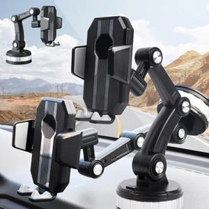 자동차 트럭 부착형 핸드폰 거치대 관절 각도조절 회전형 폰 홀더