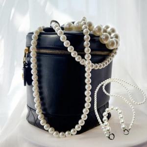 화이트펄 DIY 가방 리폼 진주 핸들 스트랩 더블 토트백 숄더백 가방끈