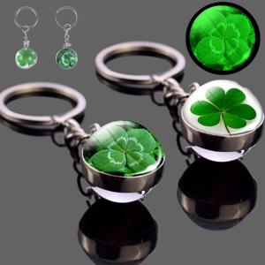 행운 럭키 네잎클로버 합격 부적 커플 우정 키링 네잎크로버 열쇠고리