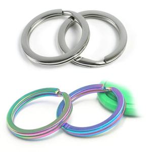 스텐 열쇠고리 납작 오링 DIY 재료 다용도 부자재 O링 실버 컬러 키링