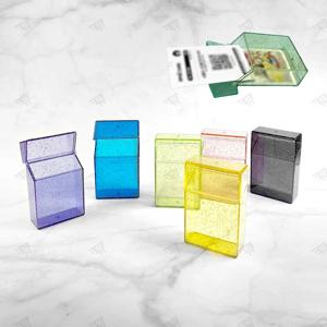 투명 펄 사각 스티커 포토카드 다꾸 정리함 다용도 보관함 케이스