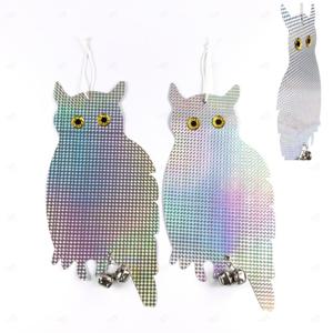 과수원 농장 허수아비 새퇴치 스팽글 부엉이 장식 조류퇴치 2p