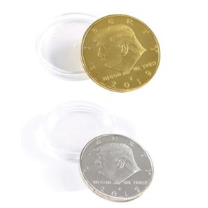 트럼프 2019 기념동전 코인 소장용 실버 골드 가짜 금화 모형 선물