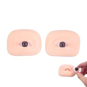 메이크업 연습용 교육용 반영구 문신 타투 눈모형 실리콘
