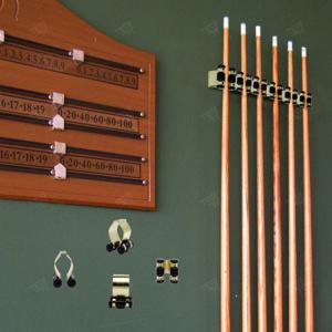 당구장 당구큐대 낚싯대 거치대 다용도 스틱 벽고정 클램프 걸이