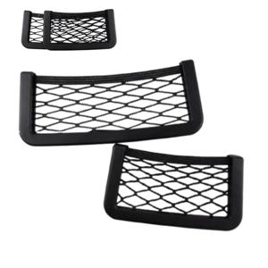 자동차 사이드 정리 휴대폰 수납 그물망 포켓 접착식 주머니